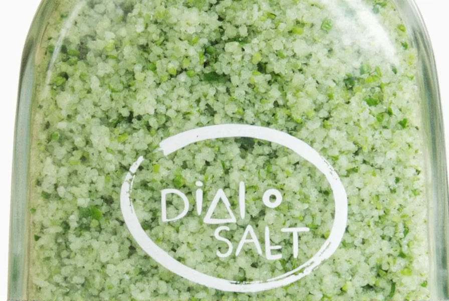 Dill Salt in a Bowl