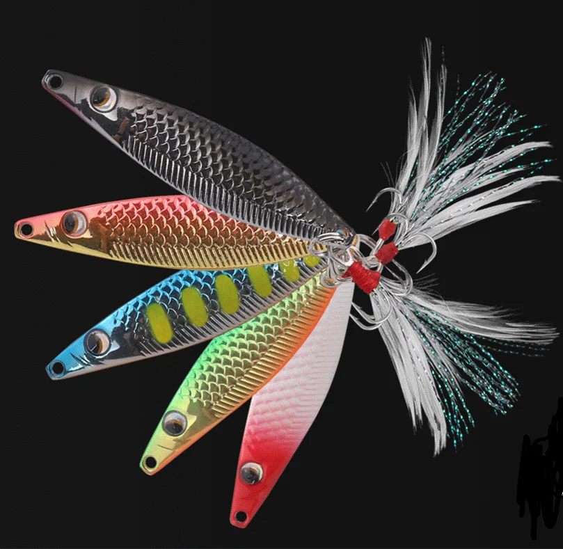 

Gorgons 10g 15g Perlage metal spinner fishing lure Bass S Trout Spinner Baits fishing spoon with Rigin hook, 5 colors