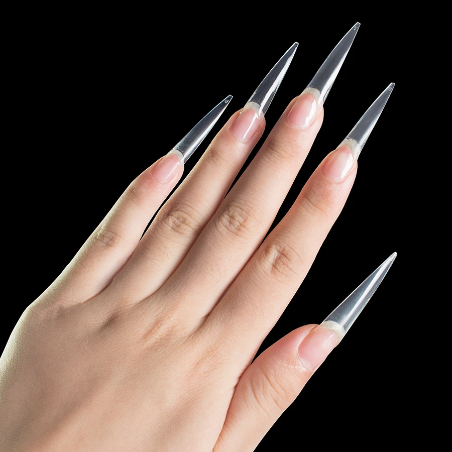 

Beauty Product Curved clear artificial Nail Art  Nail tips, Clear, natural