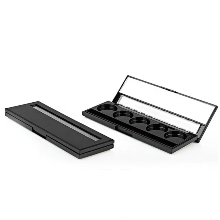 

DIY Multifunction loose powder case empty eyeshadow palettes packaging empty eyeshadow palette, Black