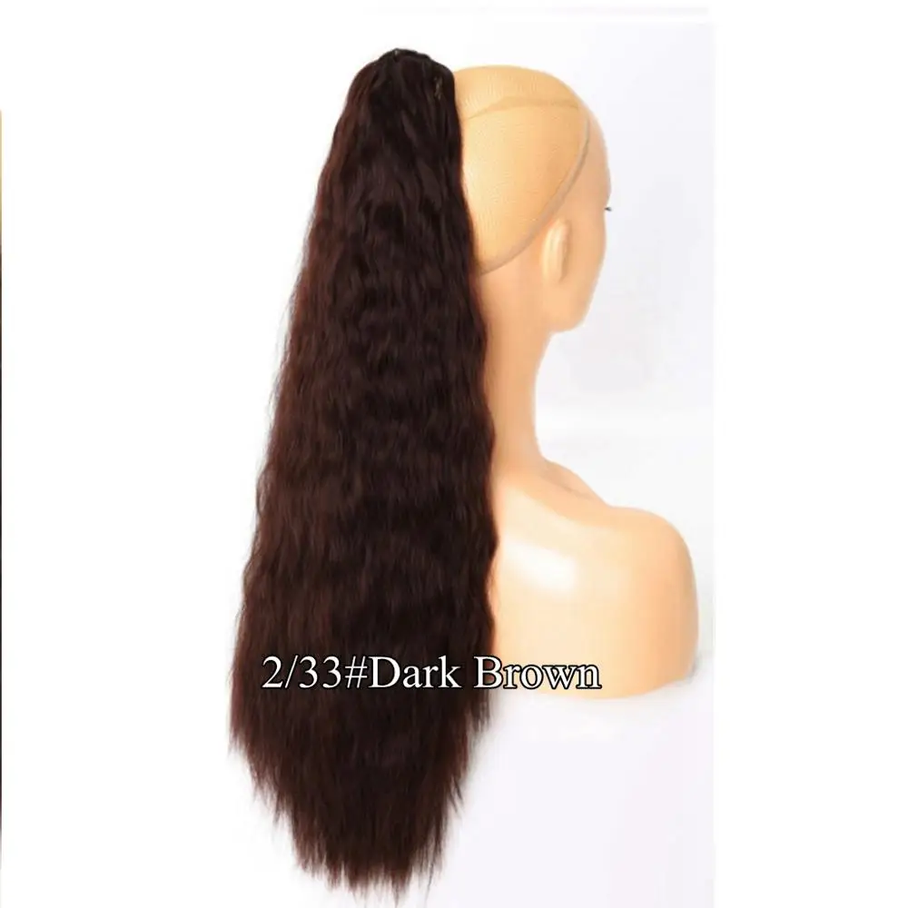 
Claw PonyTail Afro kinky Straight Yaki Fluffy Hair Extension Super Wave Spot Sale Mengyun Hair 