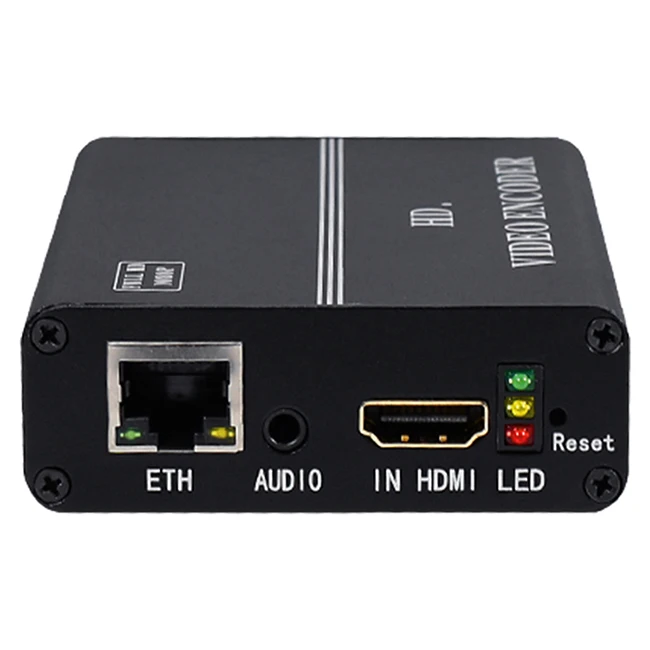

Haiwei digital video encoder h264 ip encoder HDMI VGA input live stream support SRT HTTP RTMP RTSP RTMPS HLS ONVIF