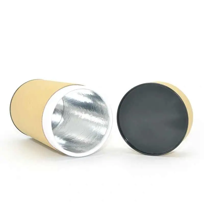 
Custom eco friendly carton cylinder kraft paper round box empty biodegradable craft cardboard boxes packaging tubes 