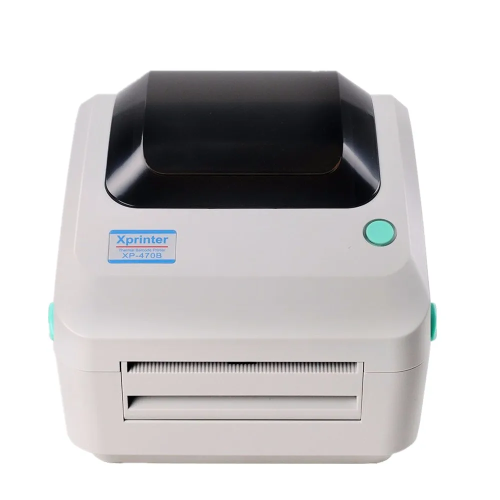 

JEPOD XP-470B Xprinter 4 Inch 20mm to 118mm desktop bar code label barcode printer thermal label printer for shipping labels, Black/white