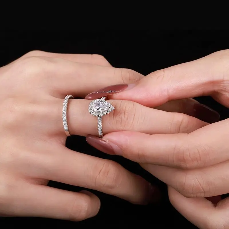 

Dylam Stylish 925 Sterling Silver Princess Engagement Customised Jewlery Plated Rings For Women Cz Ring