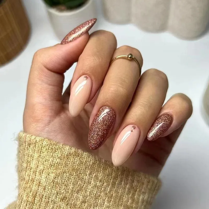 

High Quality Artificial Nails Free Sample Latest Trendy Luxury Nails Long Ballerina White French Nude Ombre Press On Nails