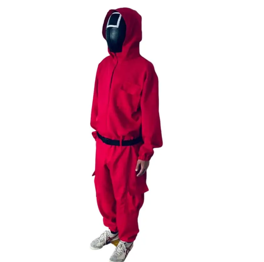 

Korean movies TV play squid Cosplay costumes jumpsuits Suits belt gloves