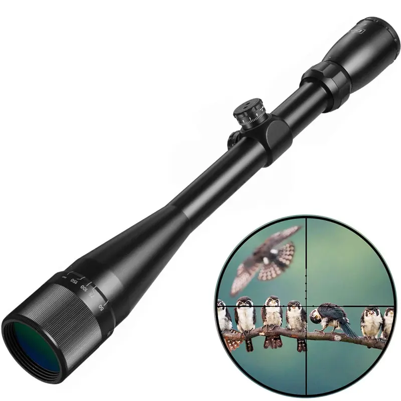 

6-24x42 AO Tactical Riflescope Mil-Dot Reticle Optical Sight Air Rifle Sniper Crosshair Spotting scope for rifle hunting