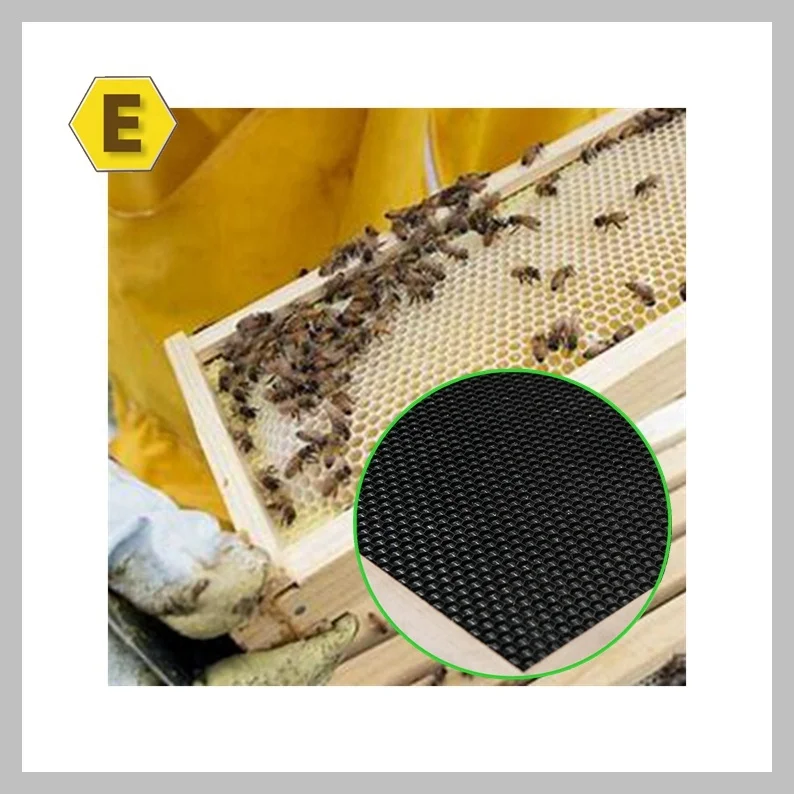 
Full depth wooden beehive frame assembled with plastic foundation beekeeping equipment 