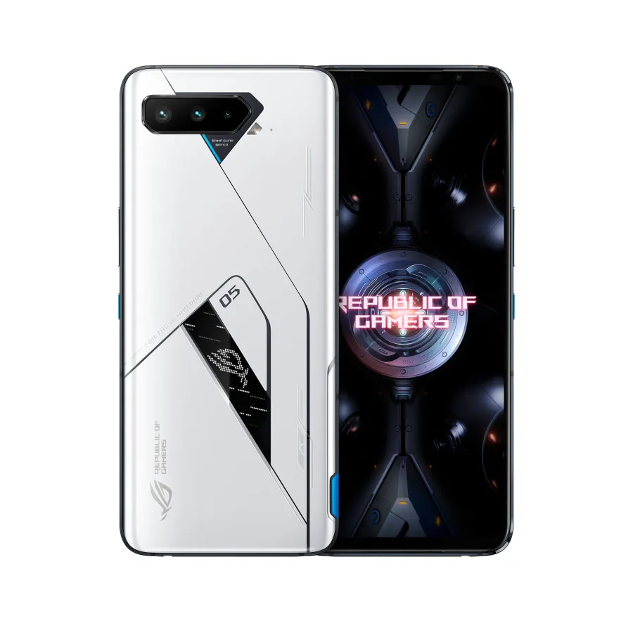 

Original White ROG Phone 5 Ultimate Snapdragon888 18G RAM 512G ROM 144Hz AMOLED Screen 6.78" 6000mAh Battery Gaming Phone