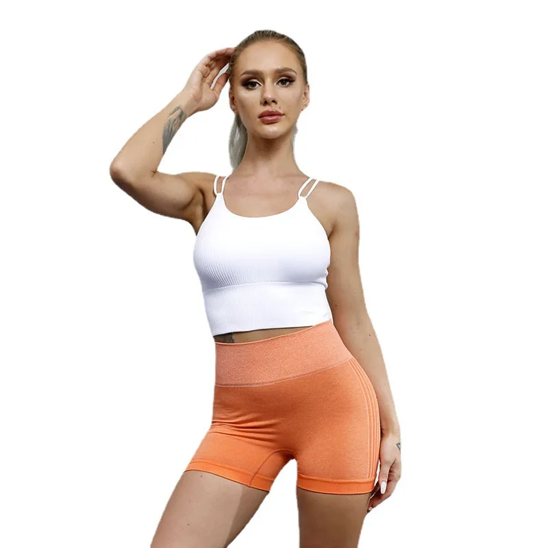 

Sports vest fitness sexy suspender vest vertical bar knitting comfortable vest Yoga suit women