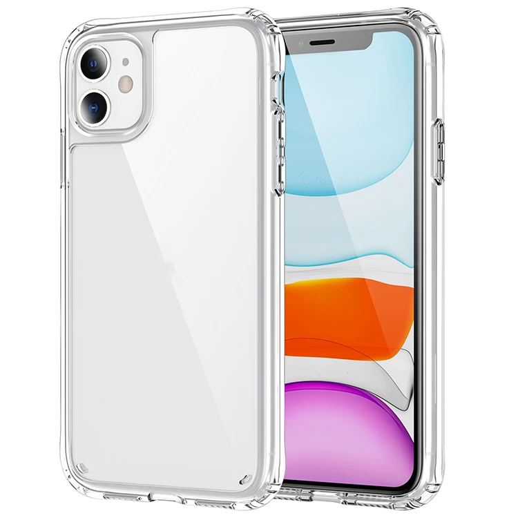 

transparent phone case shockproof hard acrylic cover phone case mobile accessories clear phone case