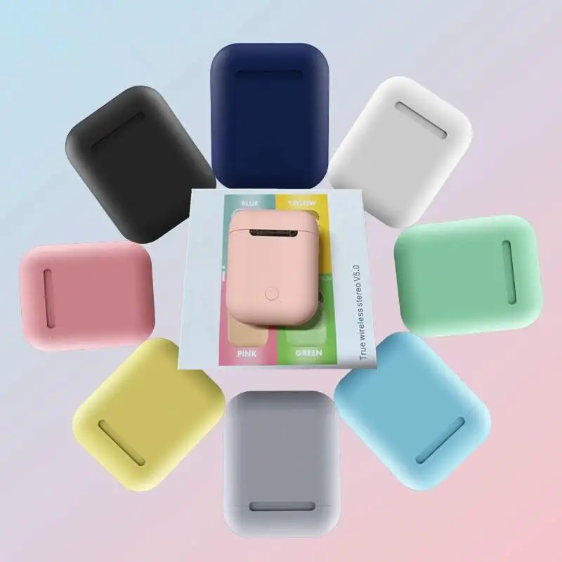 

High sound quality audifonos bluetooth mini i12 tws wireless earbuds earphones auto pairing inpods 12