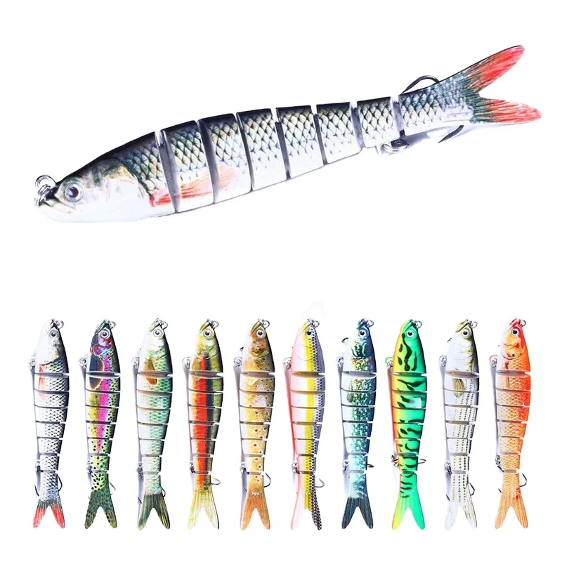 

Multi-section Fish 13.7cm 27g Submerged Section Set Hard Bait Long-distance Minnow Multi-section Fishing Lure, 10 colors