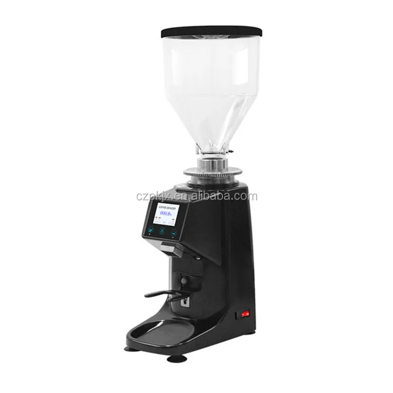 

Electric Coffee grinder PK-022 Coffee mill machine Coffee Bean grinder machine flat burrs Grinding machine 220V Black, Black/beige
