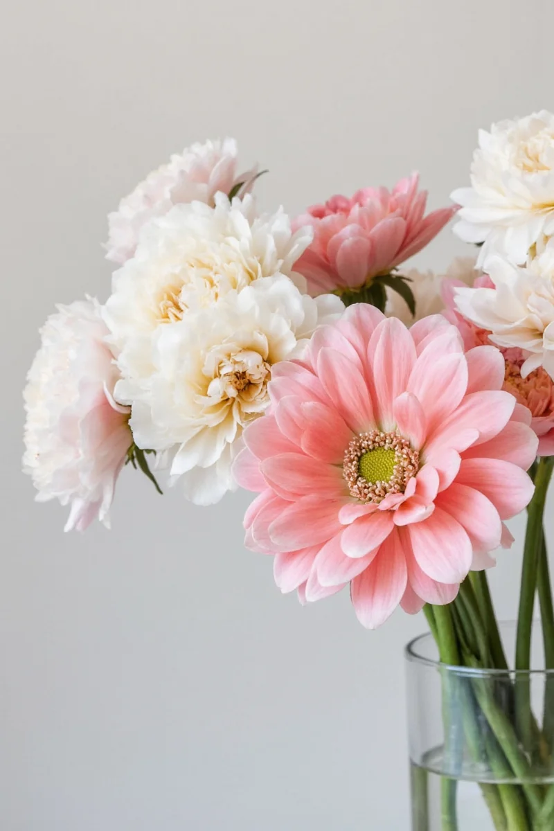 Kids’ bedroom decorated with safe, colorful artificial flowers