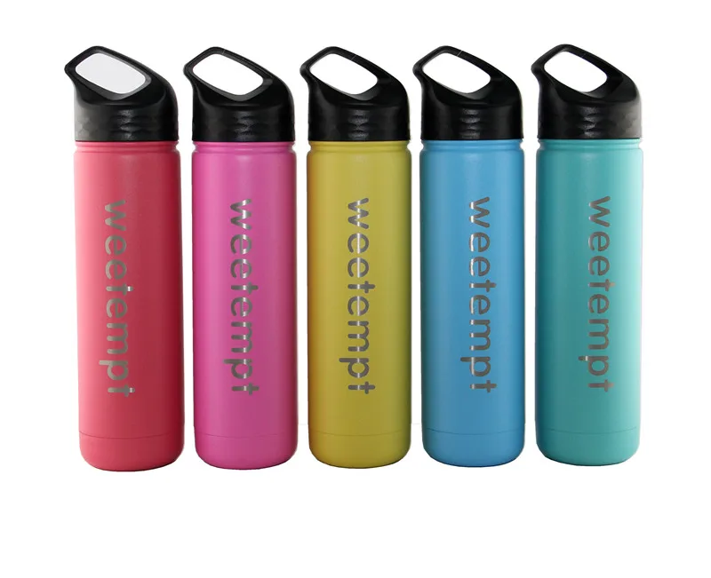 

Top Seller Eco-friendly 750ml Tennis Sports Water Bottles with Custom Logo Double Wall Vacuum Stainless Steel Water Bottle, Customized color