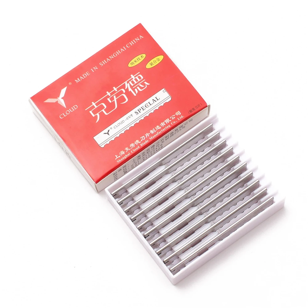 

Stainless Steel Single Edge Disposable Hair Razor Bblades Barber Shaving Razor Blades C6000, Silver