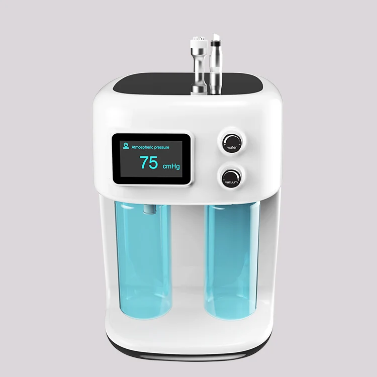

Hydros Facial Machine Vacuum Blackhead Remover/Ultrasound Hydrodermabrasion And High Frequency Facial Skin Care Machine