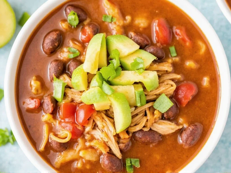 Perfect Slow Cooker Chicken Taco Soup Recipe