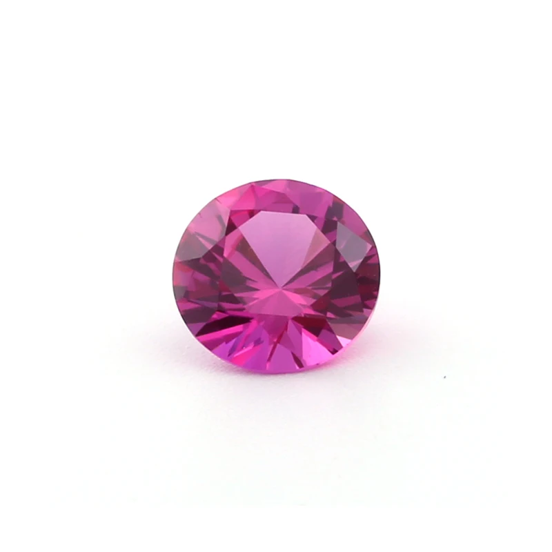 

Thriving Gems High quality Rose3# round corundum synthetic gemstone