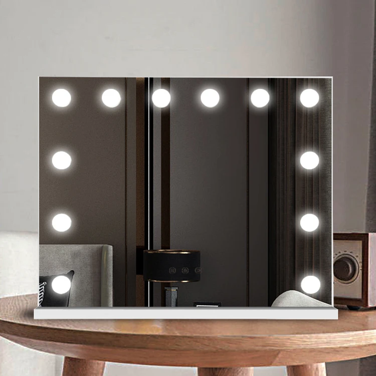 

Hotel Bedroom Sets LED Makeup Hollywood Vanity Mirror with Lights