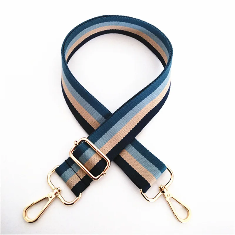 

Tianweisi Classic Stripe Colorful Adjustable Replacement Belt Guitar Style for Cross Body and Handbag Purse Strap, As picture