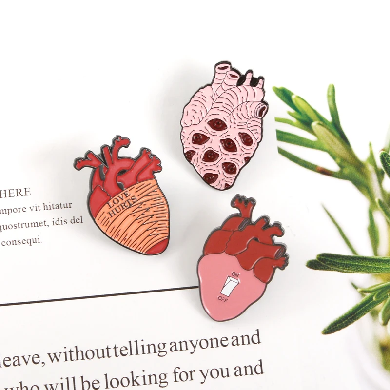 
QIHE 19style Anatomical Heart Enamel Pins Medical Anatomy Brooch Heart Neurology Pins for Doctor and Nurse Bags Badge Lapel Pins QIHE 19style Anatomical Heart Enamel Pins Medical Anatomy Brooch Heart Neurology Pins for Doctor and Nurse Bags Badge Lapel P