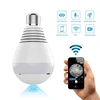 960P Panoramic Light Bulb Camera HD 360 Degree Wifi IP Lamp Hidden Wide Angle Camera Safety Equipment