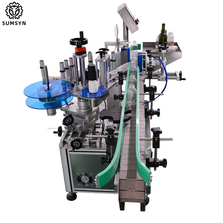 
Automatic round bottle labeling machine for glass plastic bottle tin jars cans 