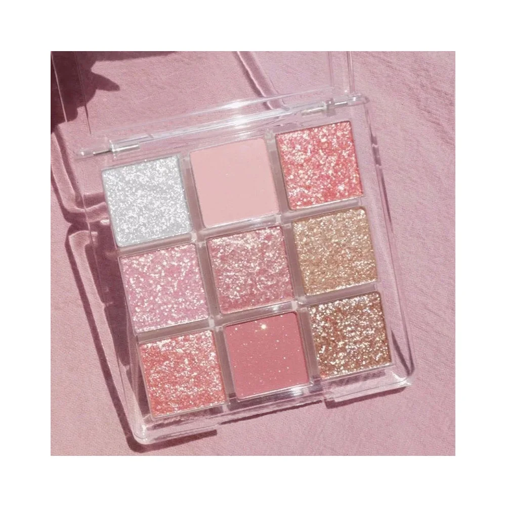 

OEM ODM 9 Colors Glitter Eye Shadow Palette wholesale makeup Eye Shadow Palette Private Label for eye makeup