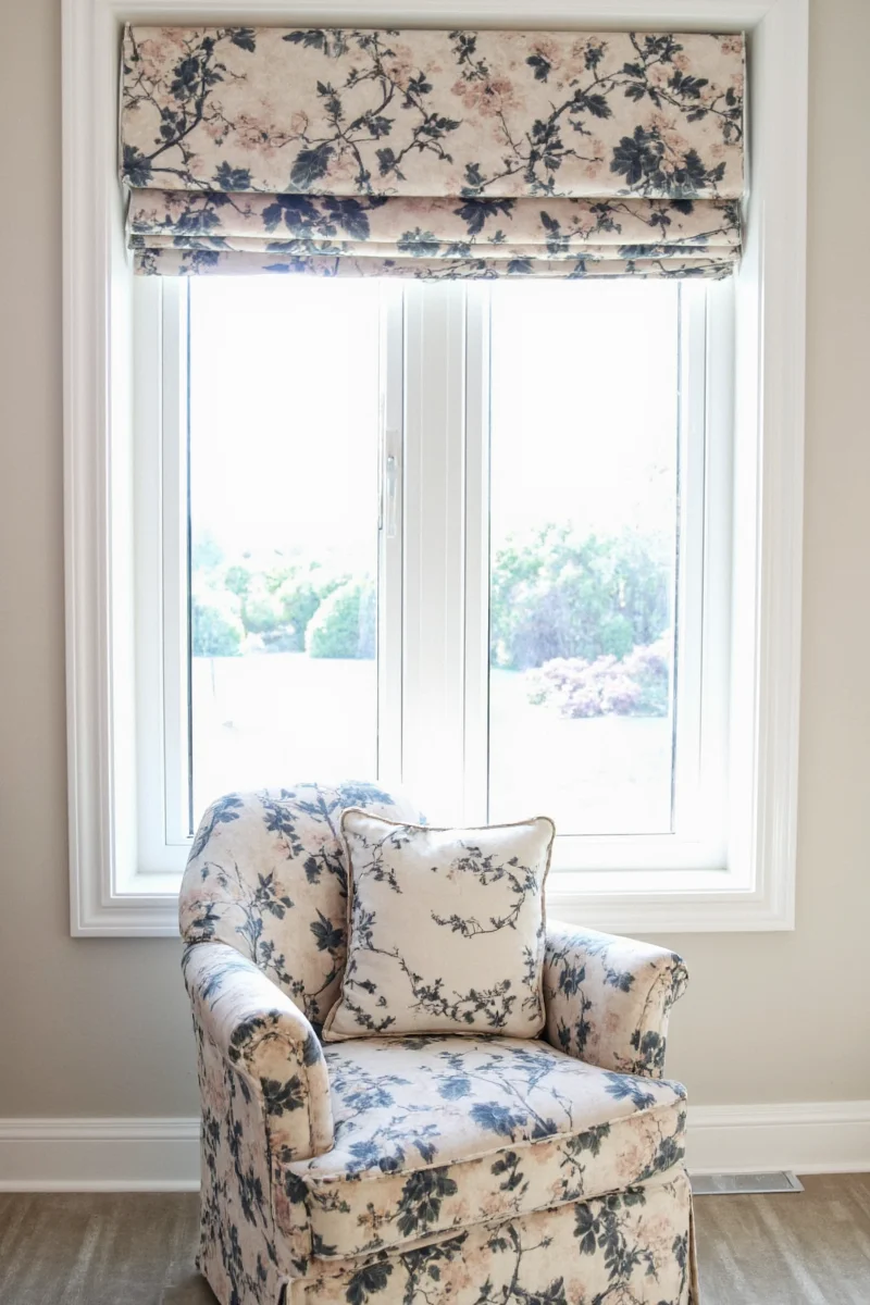 Family-friendly living room with new windows