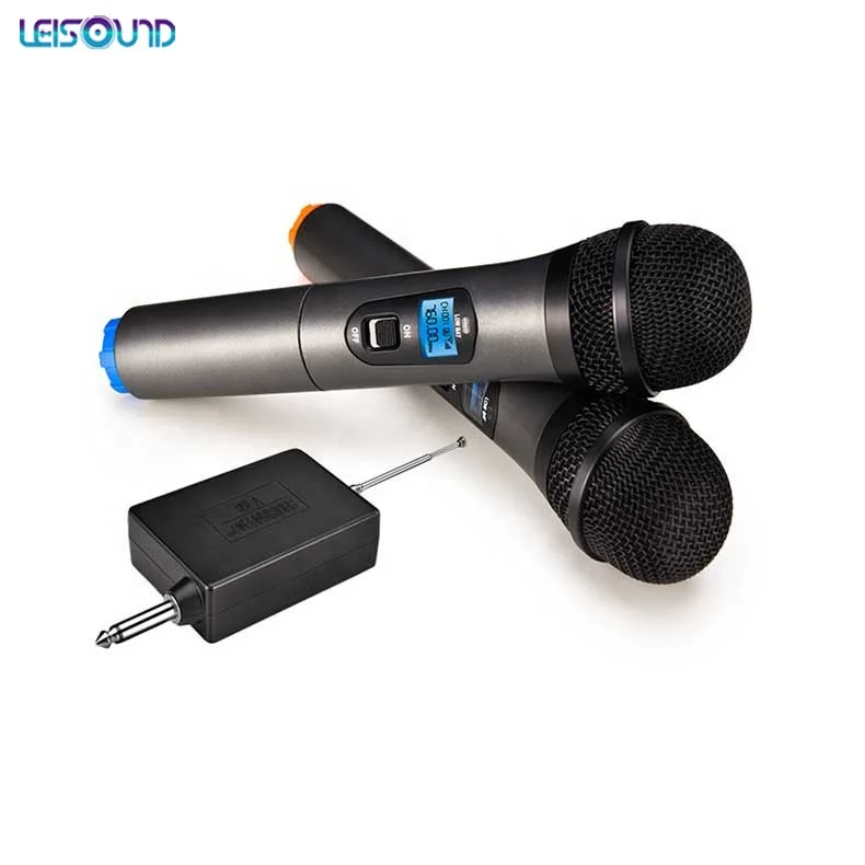 

karaoke wireless uhf/vhf high frequency microphone for active and computer, Black+white