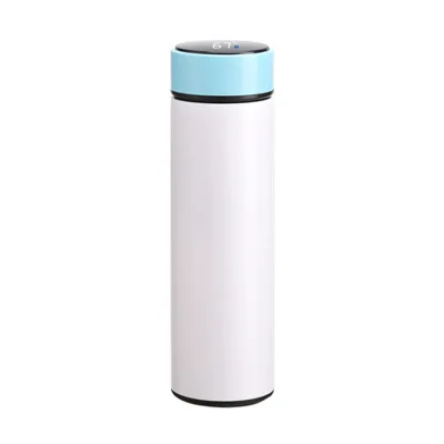 

Mikenda 500ml Leak Proof Smart Water Bottle Double Walled, Keep Drink Hot & Cold, LED Temperature Display, Mix