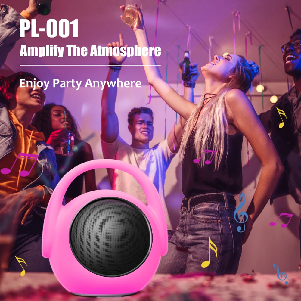PL-001 Wireless Bluetooth Smart Speaker Night Light TF Card Support Wireless Handfree Speaker - ANKUX.COM