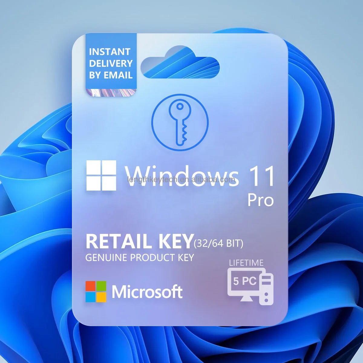 

24/7 Online Email Delivery Windows 11 Pro Retail Key(5 PC) Genuine Original Key Lifetime Activation