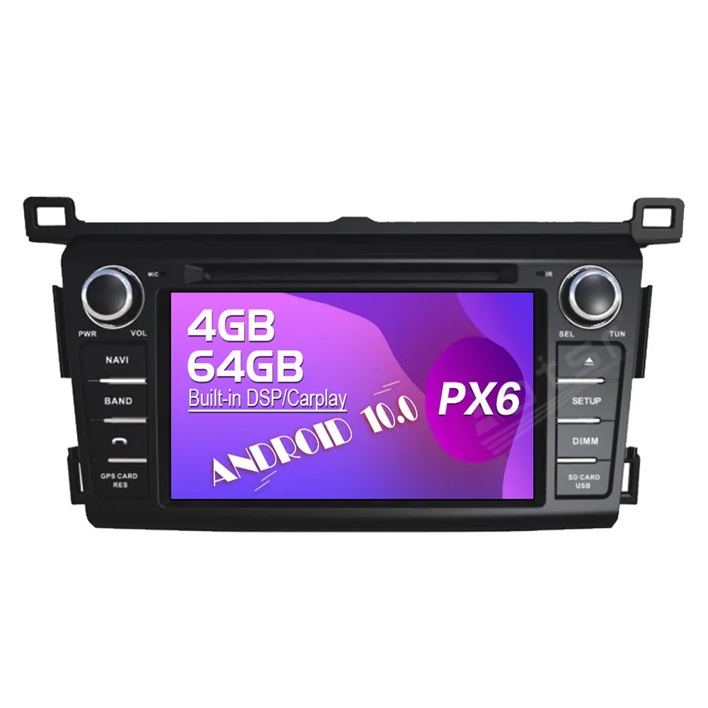 

64G Android Touch Screen Car Video Radio Stereos DVD Player Multimedia System For Toyota RAV4 2013-2018 GPS Navigation