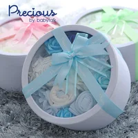 

2019 New arrival 3PCS pack soft skin new born baby clothes sets box with gift box packing Summer and Autumn Clothes