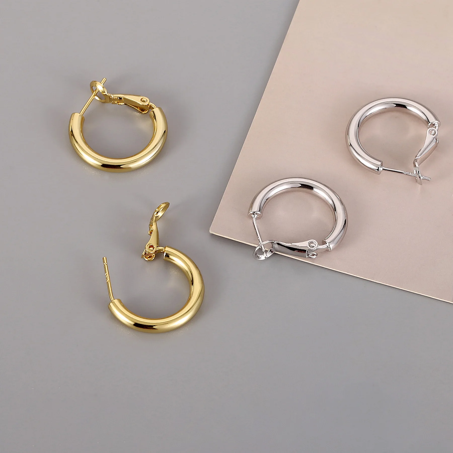 

Sandro hoop earrings jewelry fashion women 925 sterling silver earrings, Picture shows