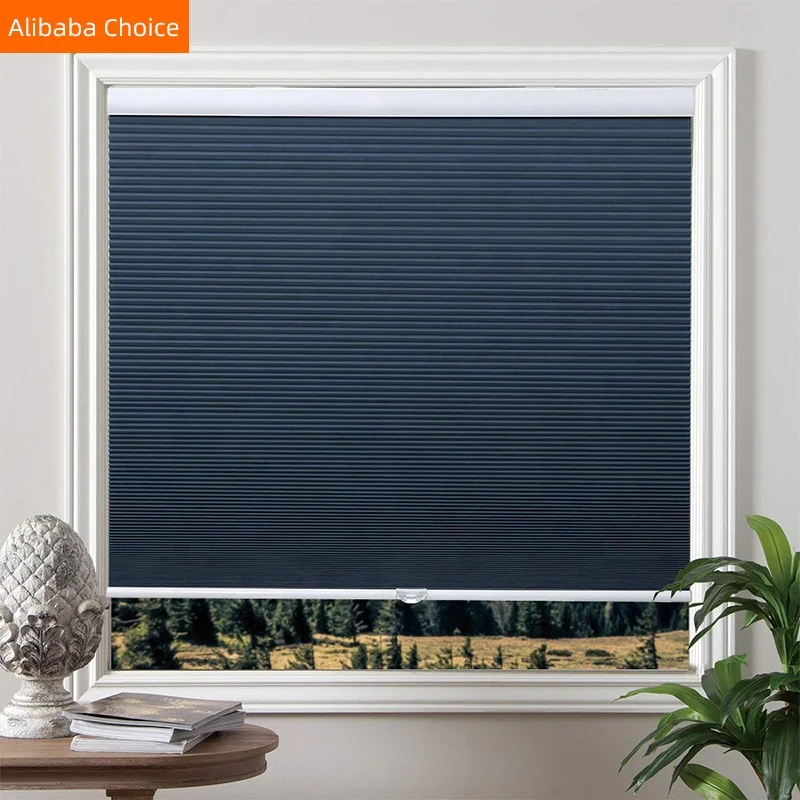 Top Down Bottom up Electric Honeycomb Blinds Window Remote Control Shade