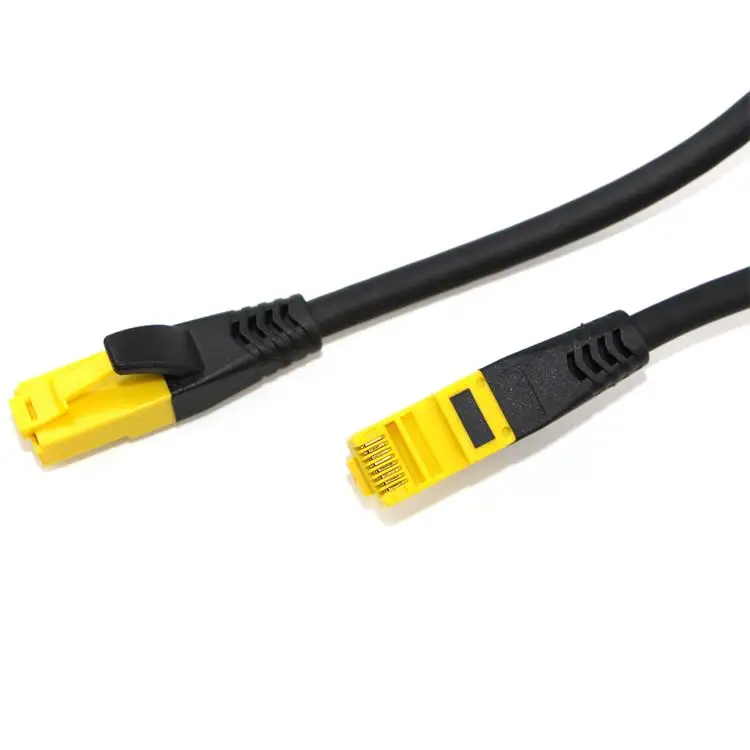 

XXD OEM Cat6a 24AWG TPU/TPE Ethernet cable UV resistance -40C~70C soft jacket patch cable shielded lan cable