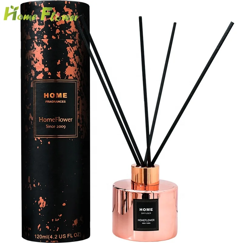 

New Arrival 120ml Silver Painted Home Fragrance Oil Reed Diffuser Bottle