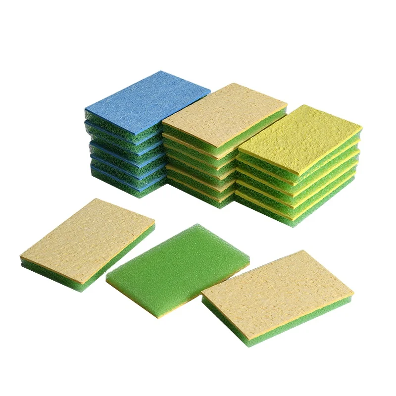 

High Quality Super Absorb Kitchen Cleaning Dishcloth Natural Dry Cellulose Sponge