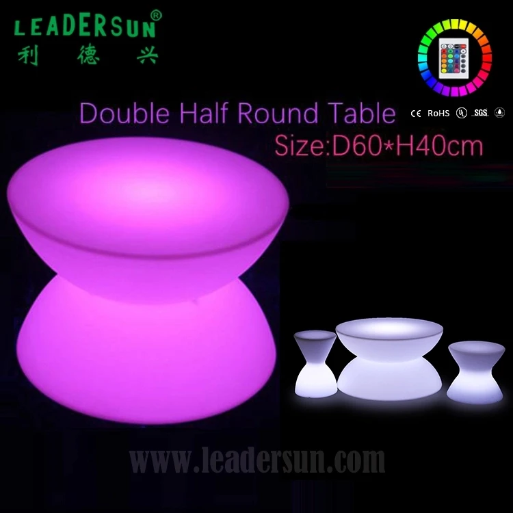 RGB 16 Colors RGB Led Luminous Outdoor Furniture Waterproof Glowing Led ...