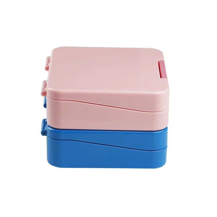 

Tritan plastic food container bento box bpa free lightweight and easy to carry mini snack box, Customized