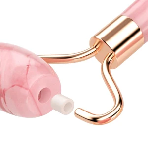 
11 years gold supplier seller rose quartz jade roller jade roller for face 
