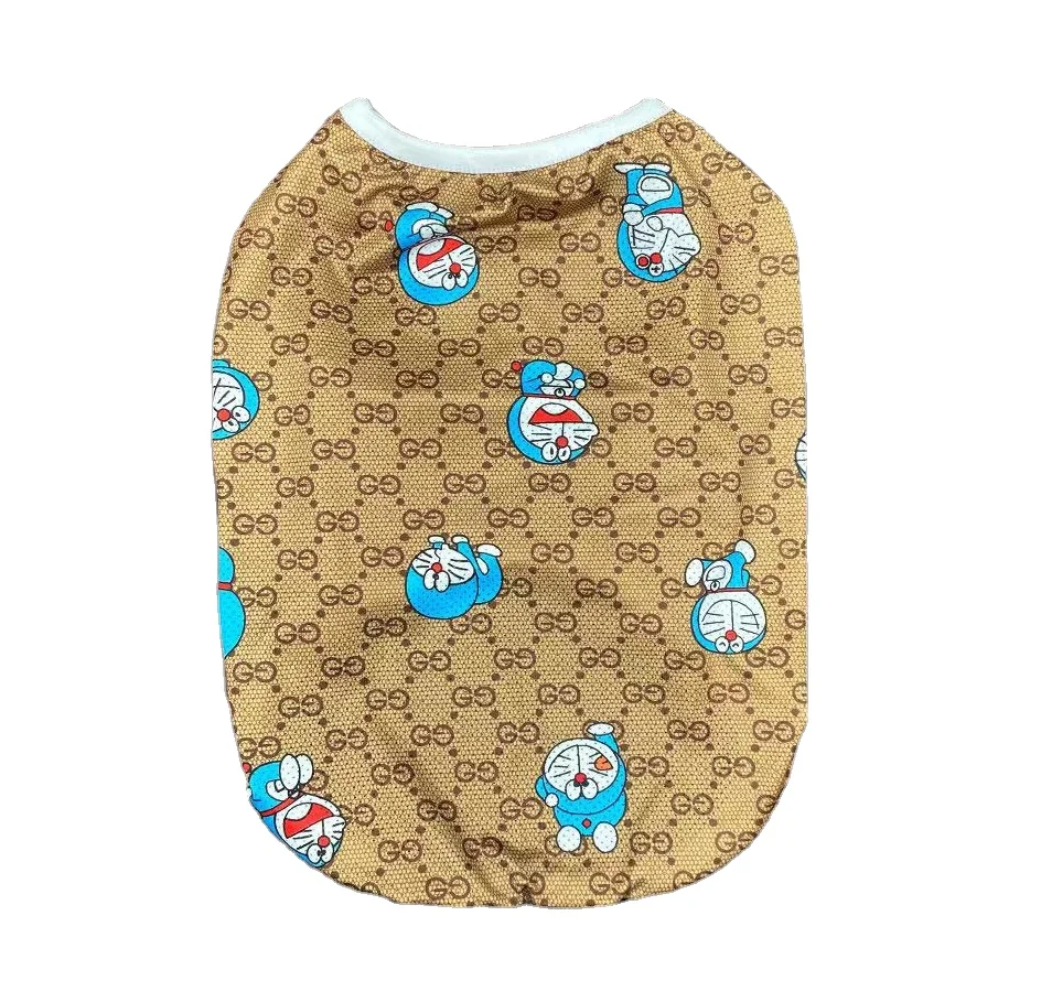 

Factory advanced custom Breathable Luxury Design Printed Brand Summer big dog clothing, As photo show