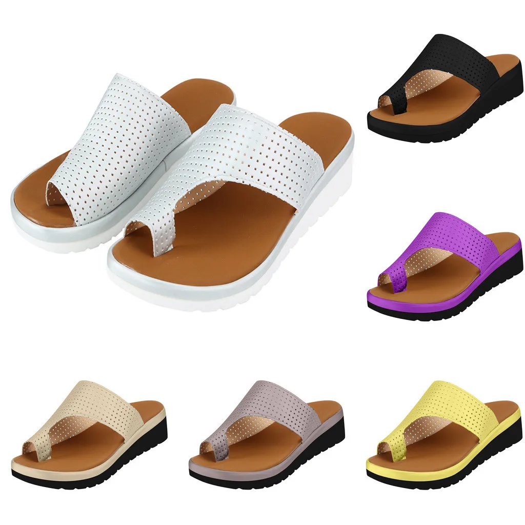 

Summer Solid Lace Up Bandage 2021 Womens Sandals Flat Casual Beach Flat Sandals Women