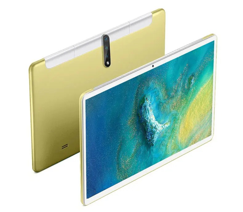 

2021 High Speed 10.1 Inch Large Screen Thin Smart Touch Tablet, Black/purple/light/blue/gold