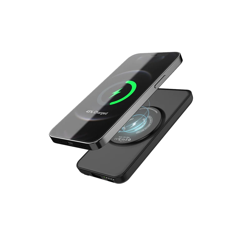 

20W fast charger wireless magnetic power bank 10000mAh portable wireless power bank magnetic for iphone 12